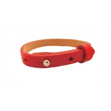 Cuoio Armband, 8mm, rot